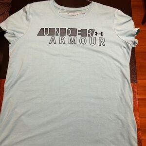Under Amour Blue/ teal T shirt